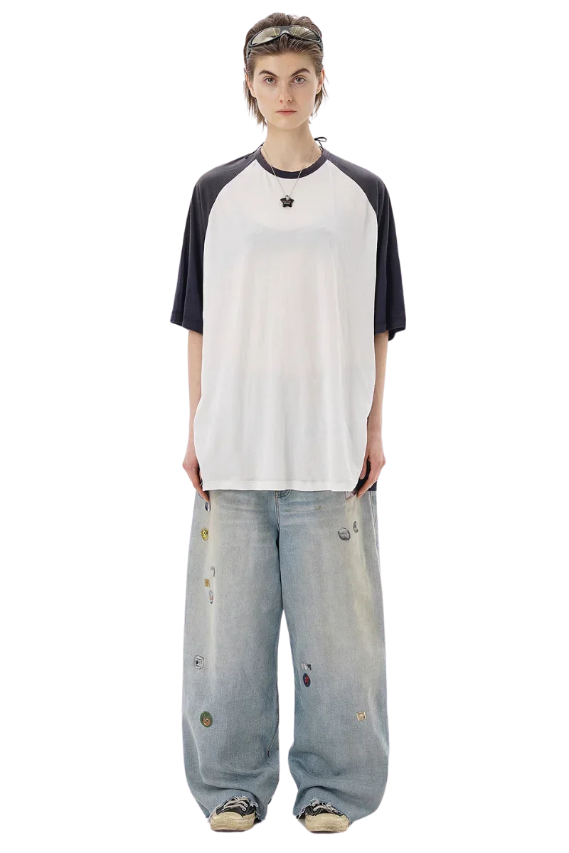 MasonPrince Two Tone Raglan Old Retro Tee