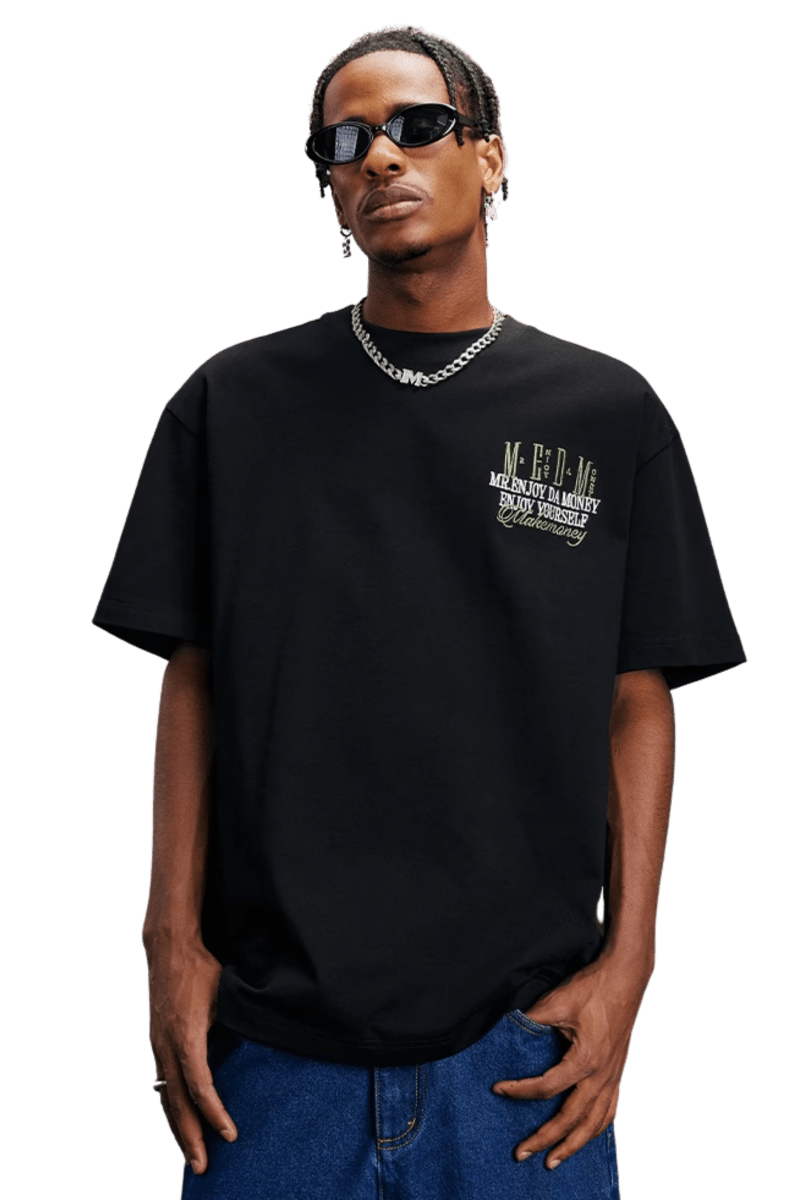MEDM SS25 Typography Embroidery Tee