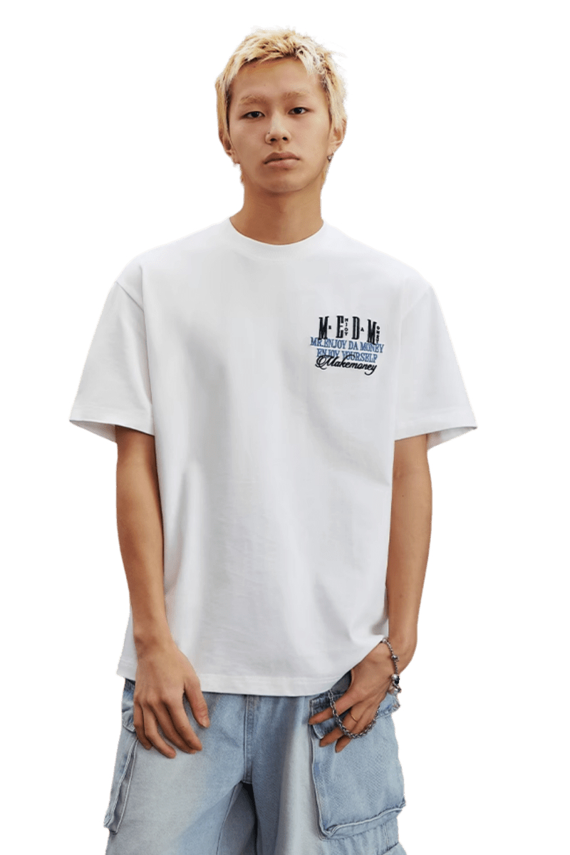 MEDM SS25 Typography Embroidery Tee
