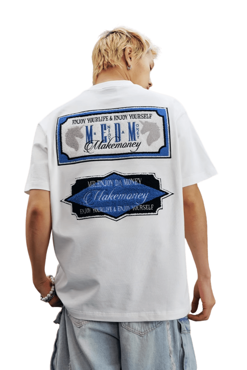 MEDM SS25 Typography Embroidery Tee