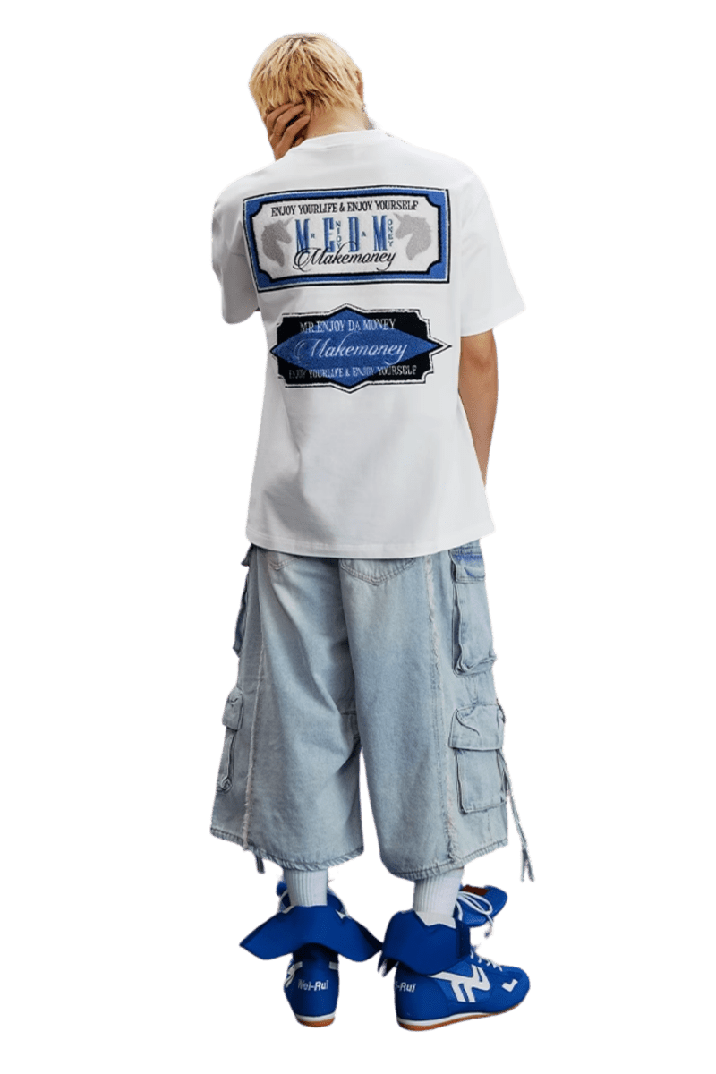 MEDM SS25 Typography Embroidery Tee
