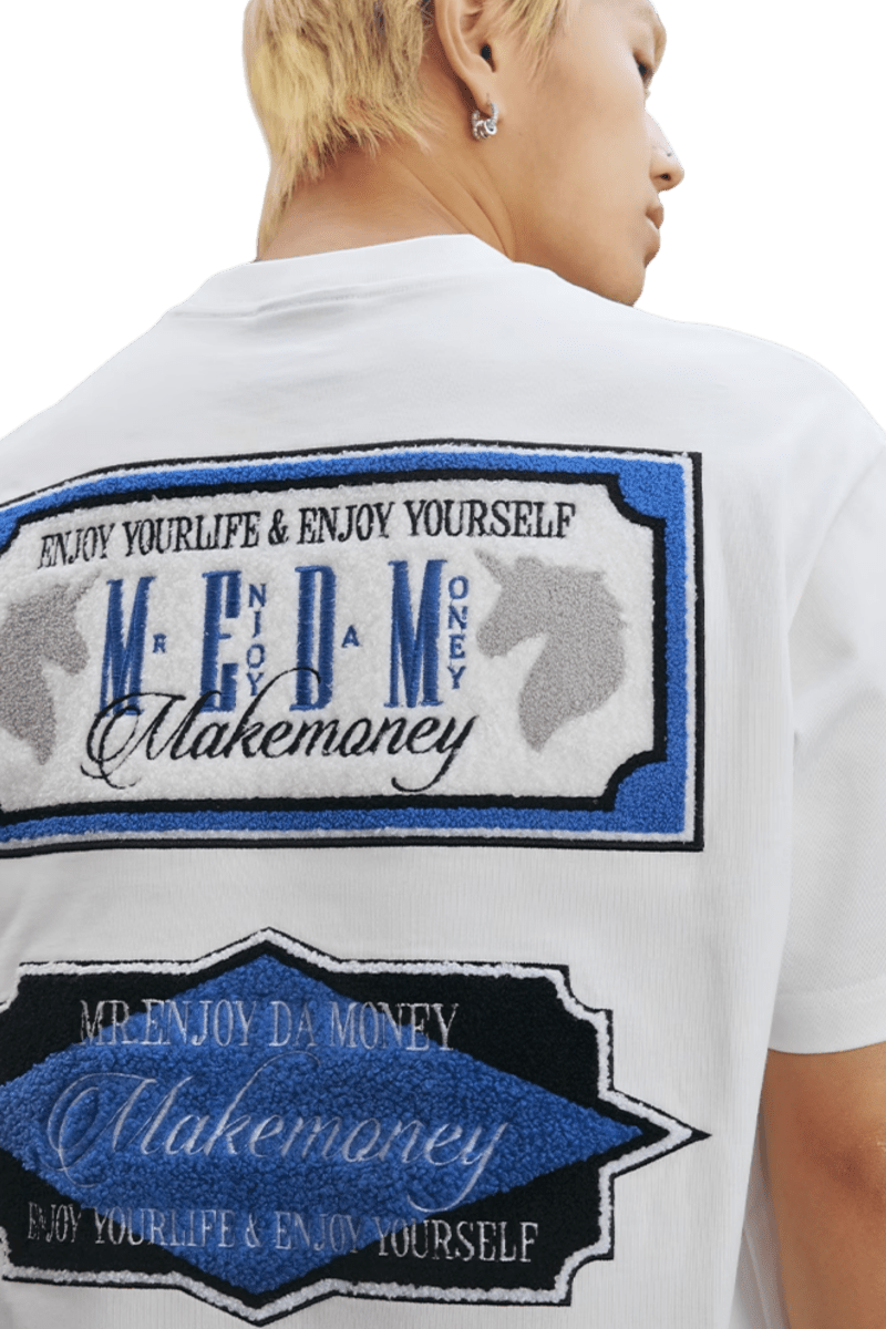 MEDM SS25 Typography Embroidery Tee