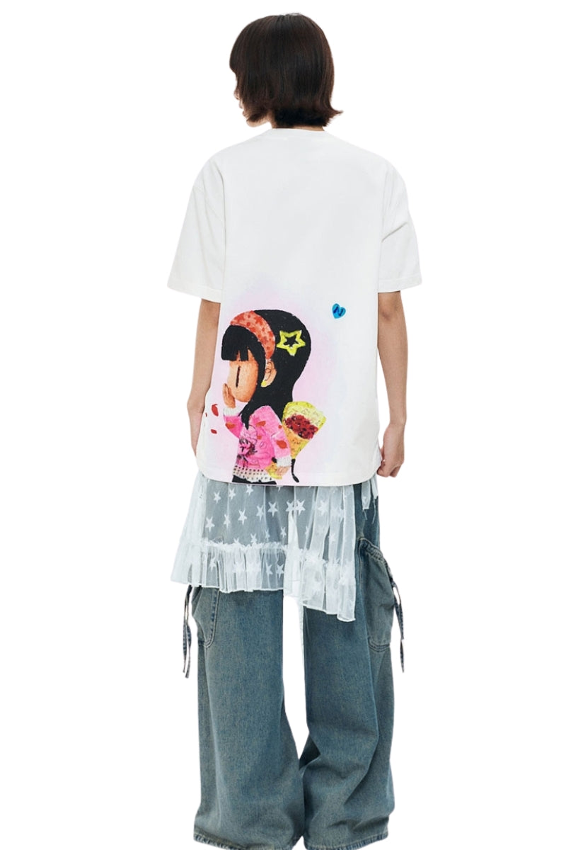 MEDM x NEWMASUS Rose Bouquet Couple Tee
