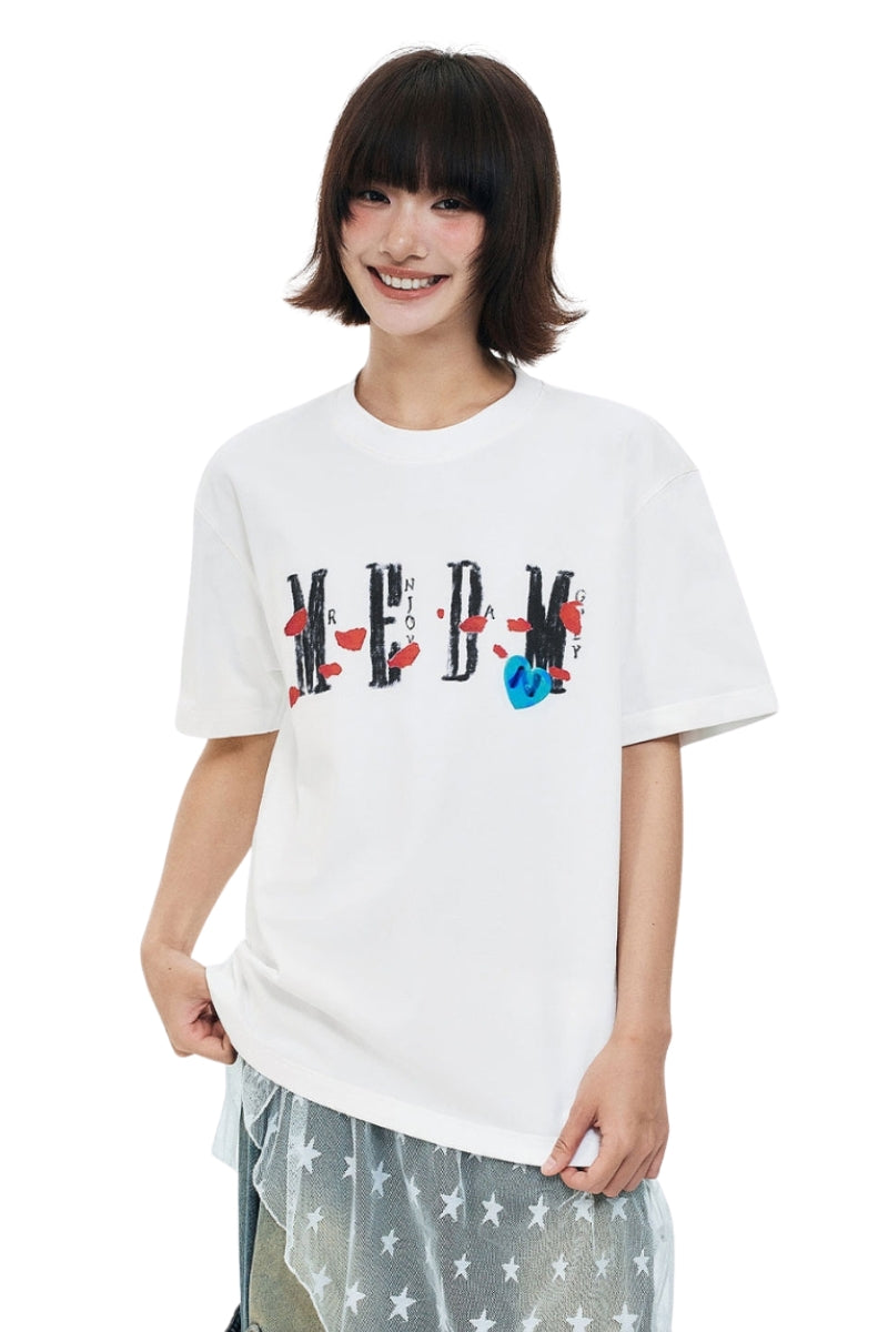 MEDM x NEWMASUS Rose Bouquet Couple Tee