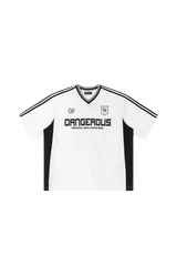 Dangerous People V Neck League Oversized Tee - ShaLaoBan