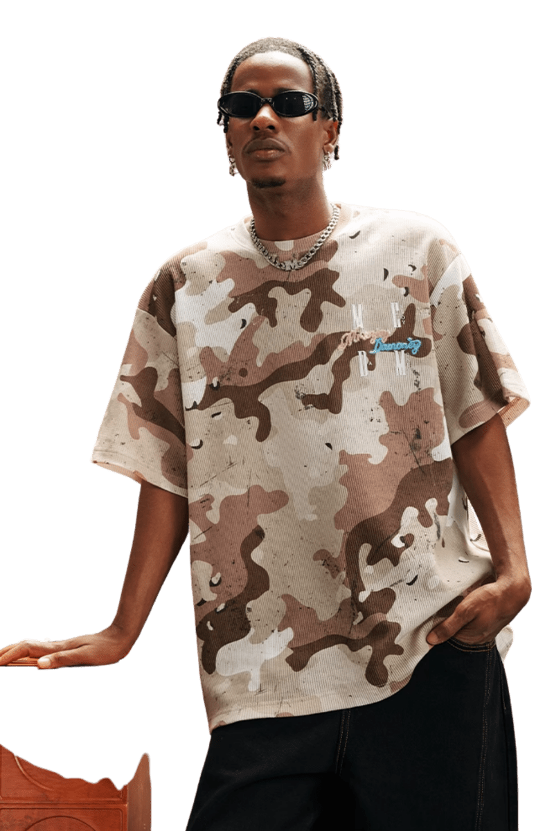 MEDM SS25 Waffle Basic Logo Tee