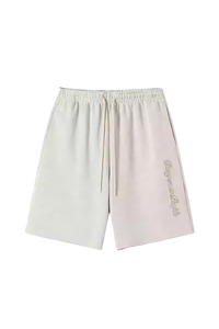 Dangerous People Washed Print Distressed Shorts