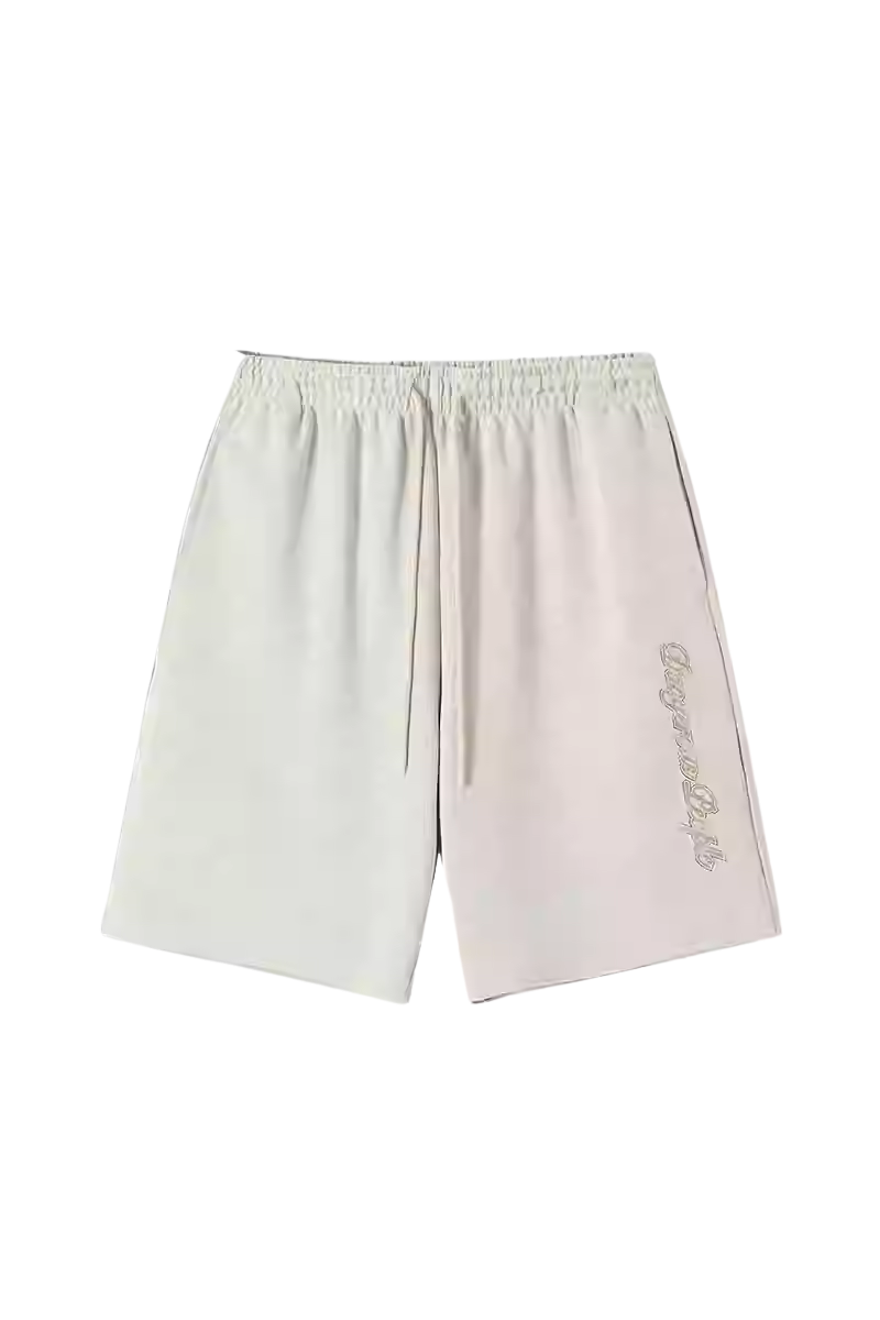 Dangerous People Washed Print Distressed Shorts