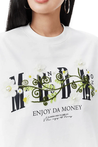 MEDM SS25 White Pearl Flower Tee