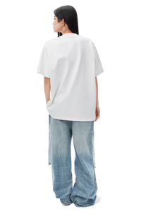 MEDM SS25 White Pearl Flower Tee