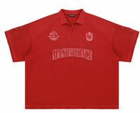 Masonprince Sports Horse Racing Destruction Patch Short Sleeve Polo Equestrian Patch