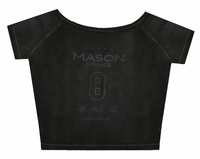 Masonprince  Dyed Printed Short-Sleeved T-Shirt (Double Version)