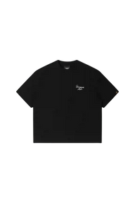Dangerous People Cherry Blossom Tee in black with stylish graphic design for modern casual wear