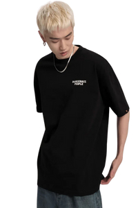 Men's Dangerous People Cupid Love Tee in black, featuring a stylish logo and relaxed fit