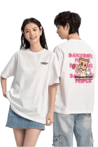 Cupid Love Tee by Dangerous People featuring graphic print on the back and logo on the front