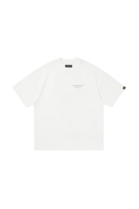 Dangerous People graphic tee in white with minimalist design and relaxed fit for casual wear