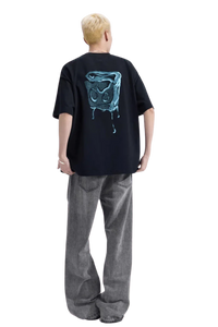 Dangerous People Ice Cube Tee featuring a unique dripping ice cube graphic on a black shirt