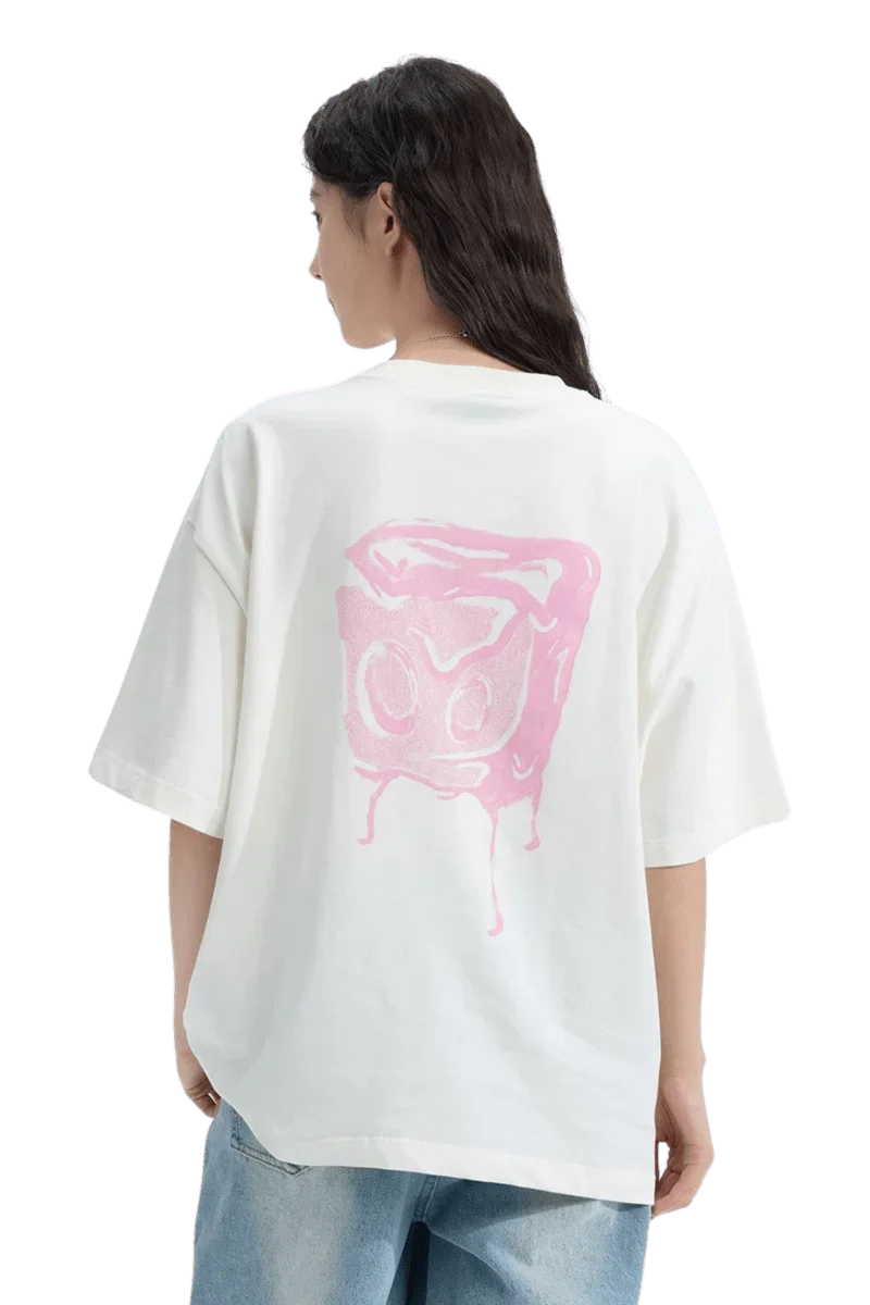 Dangerous People Ice Cube Tee featuring a pink ice cube graphic on the back in a relaxed fit
