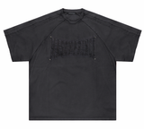 Masonprince   Embroidered Old Short-Sleeved Top