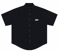 Masonprince Handwritten Label Pima Cotton Short-Sleeved Shirt