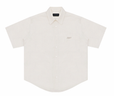 Masonprince Handwritten Label Pima Cotton Short-Sleeved Shirt