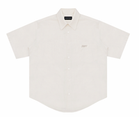 Masonprince Handwritten Label Pima Cotton Short-Sleeved Shirt