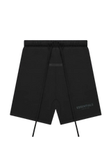 Fear Of God Essentials FW21 Core Collection Shorts Black Reflective with adjustable drawstring waistband