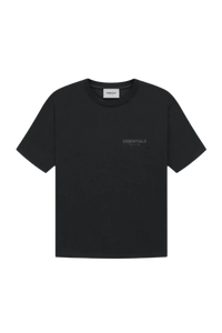 Fear Of God Essentials FW21 Core Collection Tee Black Reflective for casual streetwear style