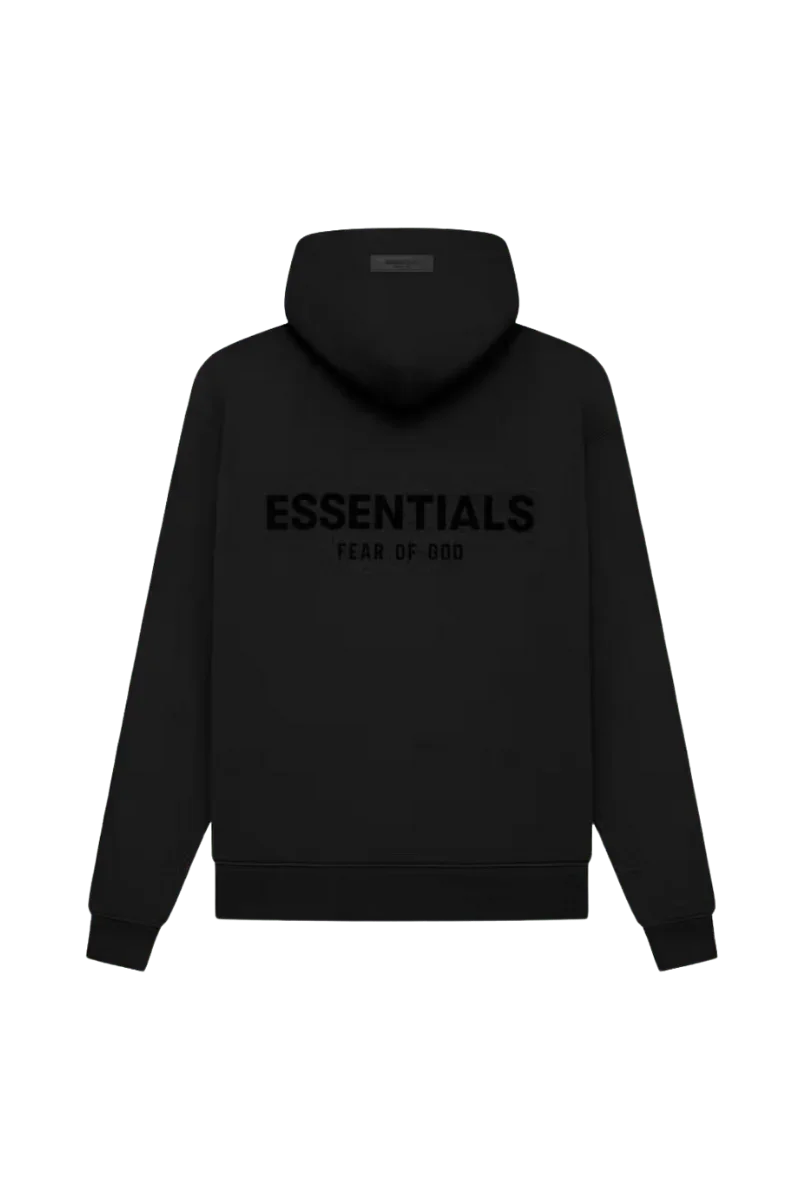 ＊新作＊Fear Of God Essentials ロゴ シュランケン フーディー HOLIDAY 24 COLLECTIONのオススメフーディー【ESSENTIALS