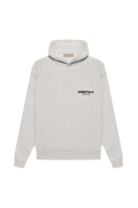 ShaLaoBan SS22 Flocked Logo Hoodie in gray with drawstring and front pocket
