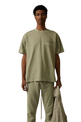 ShaLaoBan SS22 Tee in Light Green with Relaxed Fit for Casual Wear