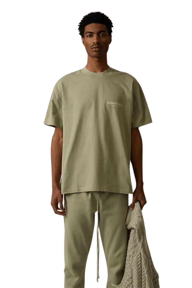 ShaLaoBan SS22 Tee in Light Green with Relaxed Fit for Casual Wear