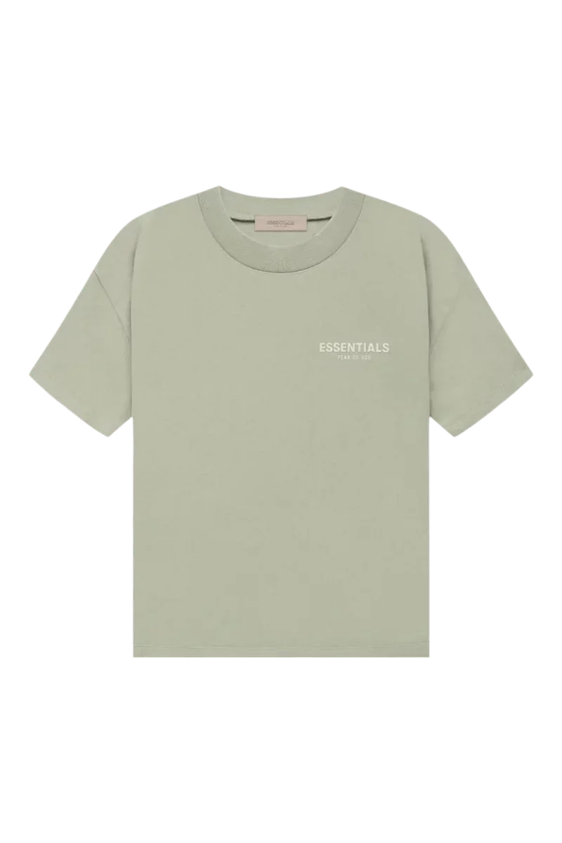ShaLaoBan SS22 Tee in Light Green with Essentials Logo for casual streetwear style