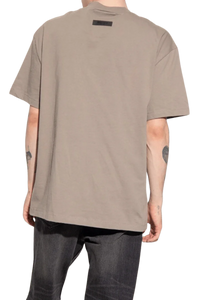 ShaLaoBan SS22 Tee in taupe with a minimalist design and short sleeves for casual wear