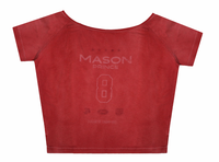 Masonprince  Dyed Printed Short-Sleeved T-Shirt (Double Version)