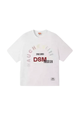 IDontSmoke SS25 Arch Logo Rhinestone Tee white short sleeve shirt with rhinestone arch design