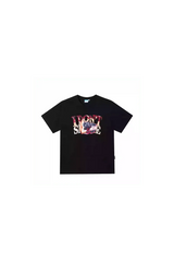 Black IDontSmoke Street Picnic Series Tee with bold graphic print on front