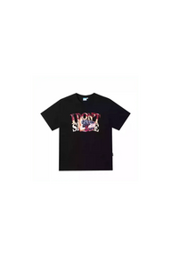 Black IDontSmoke Street Picnic Series Tee with bold graphic print on front