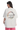 White Maple Leaf Embroidery Tee by Dangerous People featuring a colorful leaf design on the back