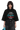 Masonprince 808 Breathe Tee black oversized shirt with colorful text worn with black jeans