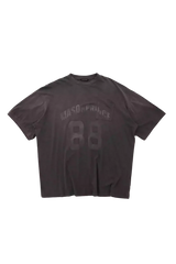 Masonprince 88 t-shirt in dark gray with bold front print and relaxed fit