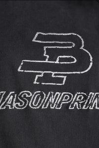 Masonprince BB Embroidered Logo Tee featuring bold logo design for a stylish streetwear look