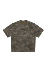 Masonprince camouflage tee with green and brown camo pattern and short sleeves