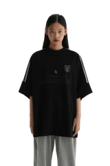 Masonprince Champion League Tee in black with bold logo and sporty design for casual wear