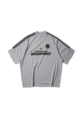 Masonprince Champion League Tee in gray with bold logo and stylish design for sports enthusiasts