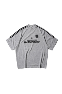 Masonprince Champion League Tee in gray with bold logo and stylish design for sports enthusiasts