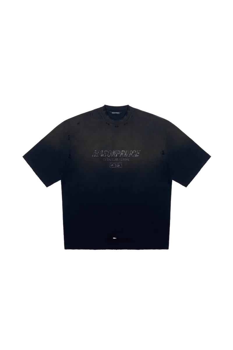 Masonprince Gradient Tee black short sleeve casual shirt with subtle logo print