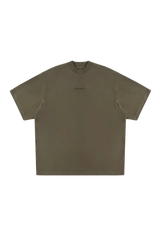 Masonprince Spokesman tee in olive green with oversized fit and short sleeves
