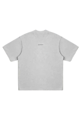 Gray Masonprince Spokesman tee with a minimalist design and small text logo on the back