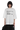 Masonprince SS25 VIP Tee oversized white t-shirt with black graphic print worn by model
